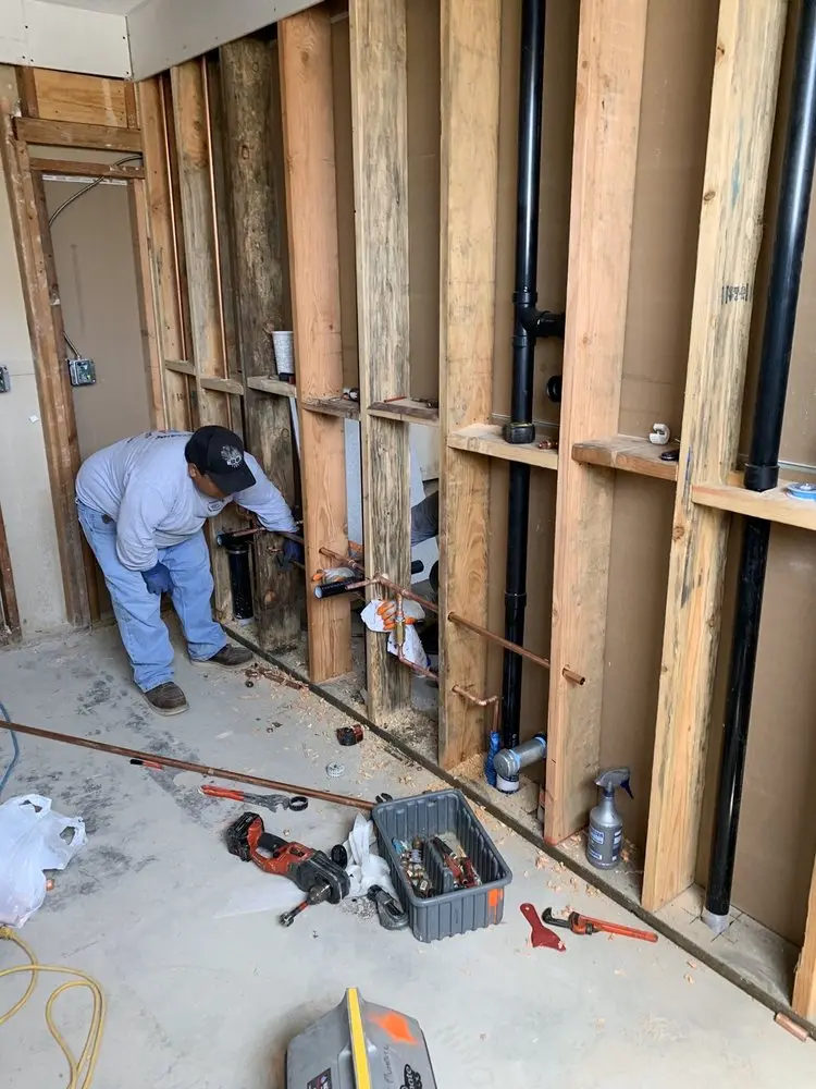 Commercial rough-in plumbing for Gas Line Repair in Vinson Manor